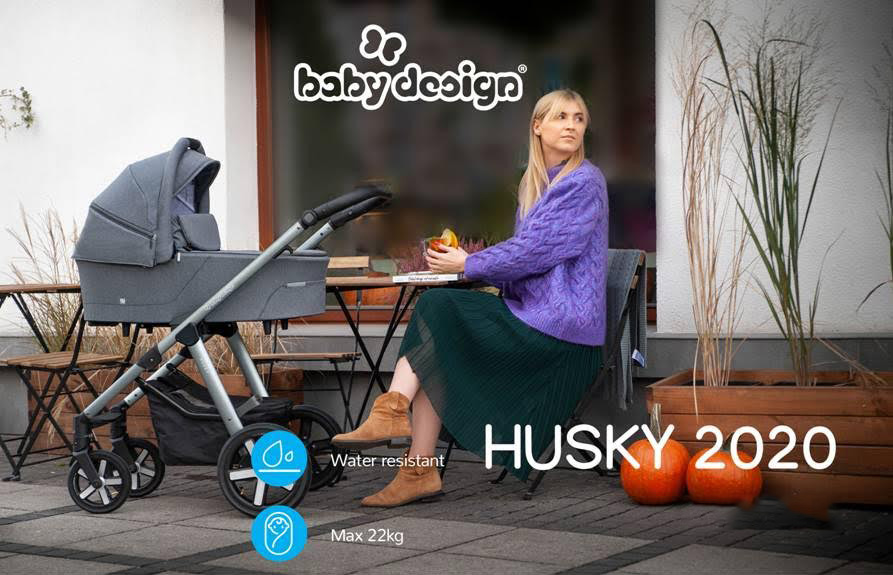 wózek husky nowy model 2020